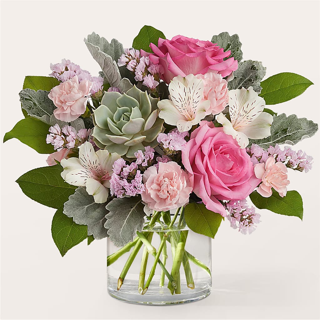 Dusty Rose Bouquet – Wildflowers, Louisville KY