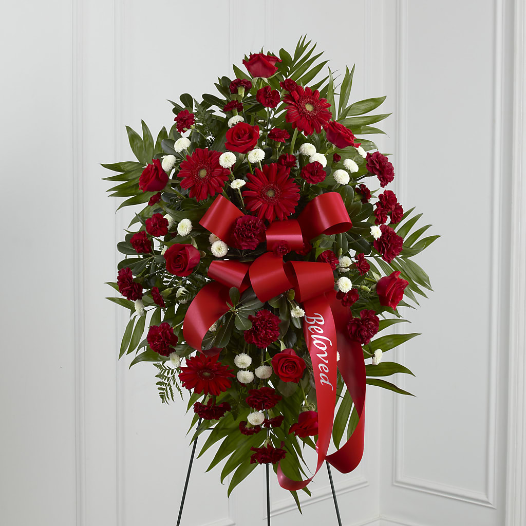 Treasured Memories Standing Spray – Wildflowers, Louisville KY