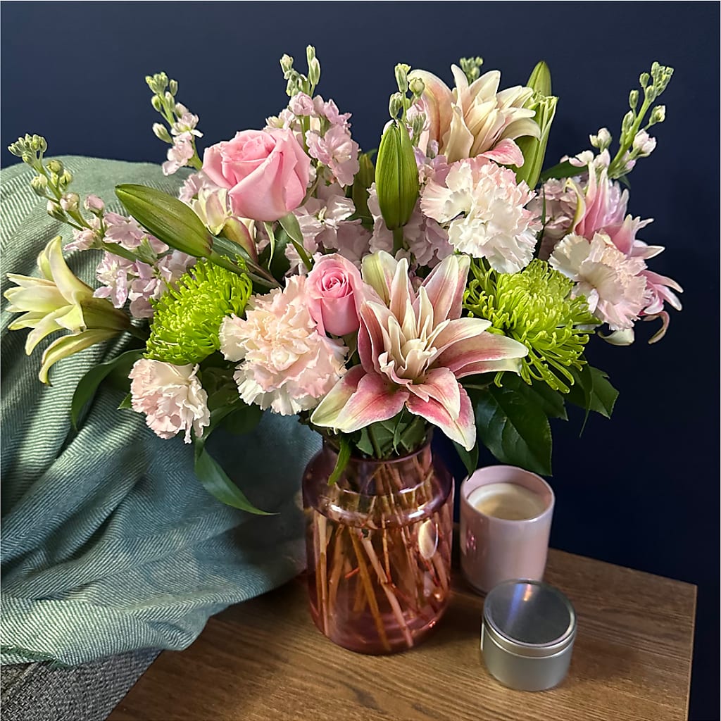 Pretty in Pink Bouquet – Wildflowers, Louisville KY