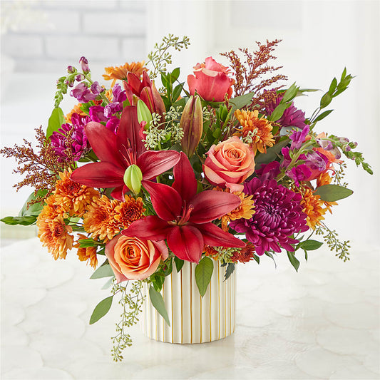 Burgundy Landscape Bouquet –  Wildflowers, Louisville KY