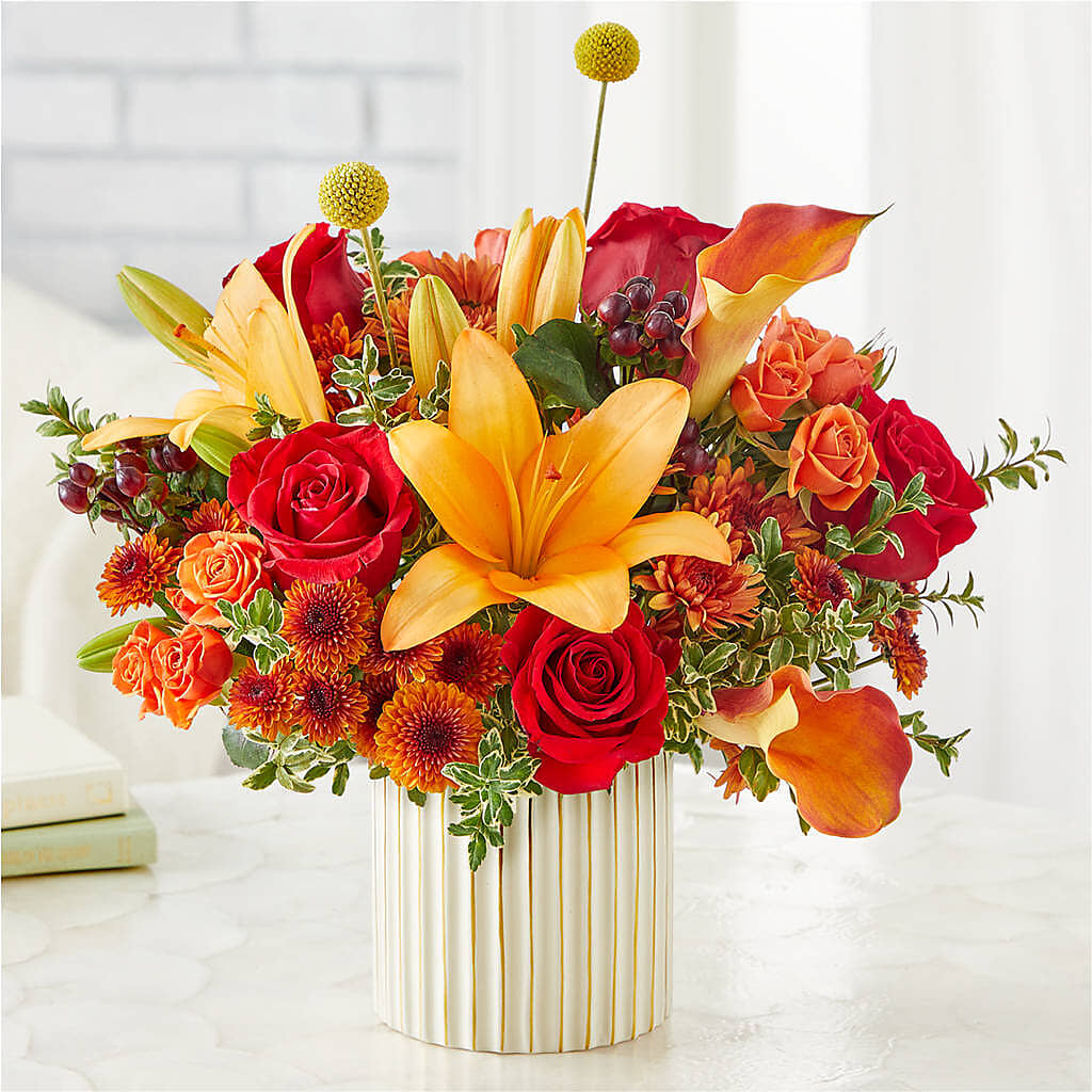 Scarlet Skies Bouquet –  Wildflowers, Louisville KY