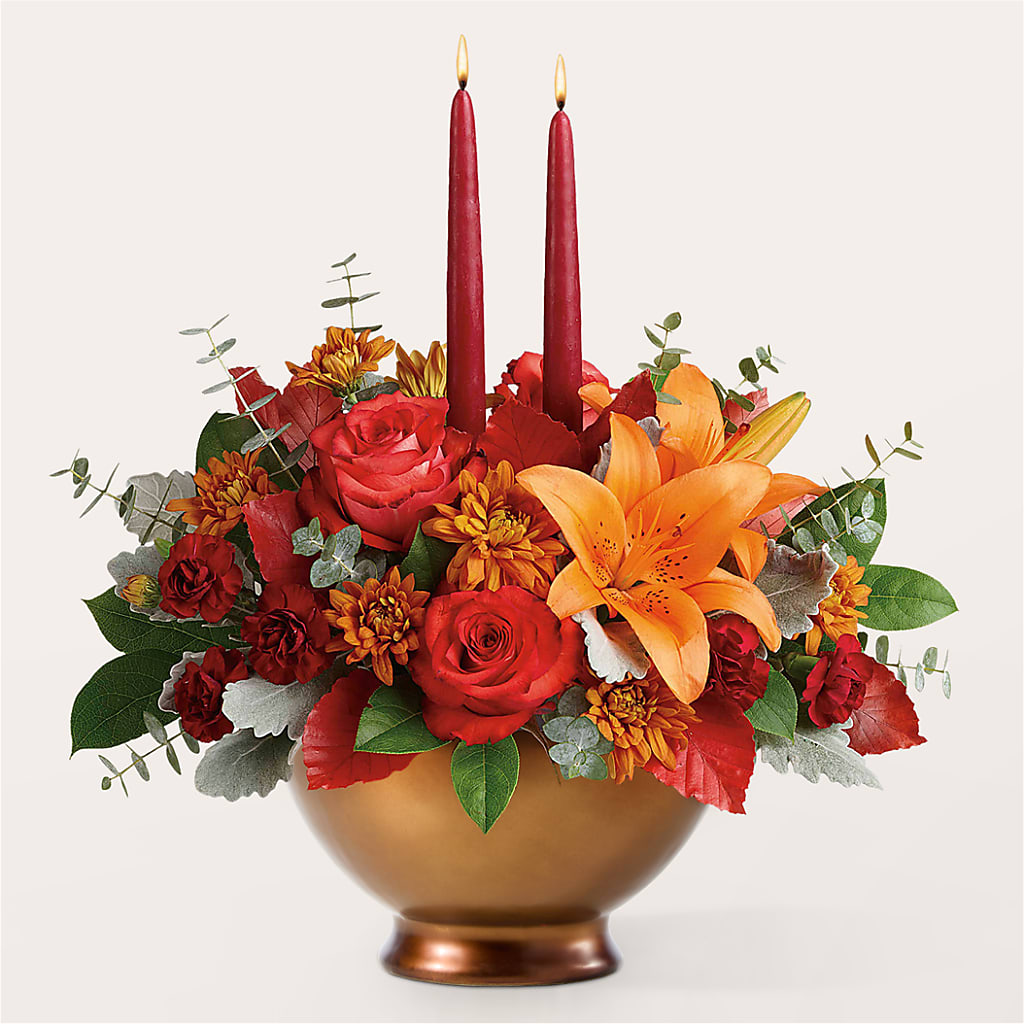 Fruits of Fall Centerpiece –  Wildflowers, Louisville KY