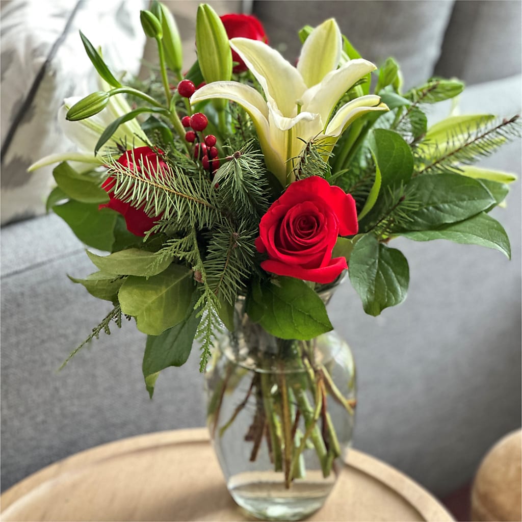 Sparkling Snowflakes Bouquet –  Wildflowers, Louisville KY