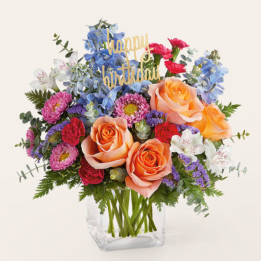 Birthday Bash Bouquet –  Wildflowers, Louisville KY