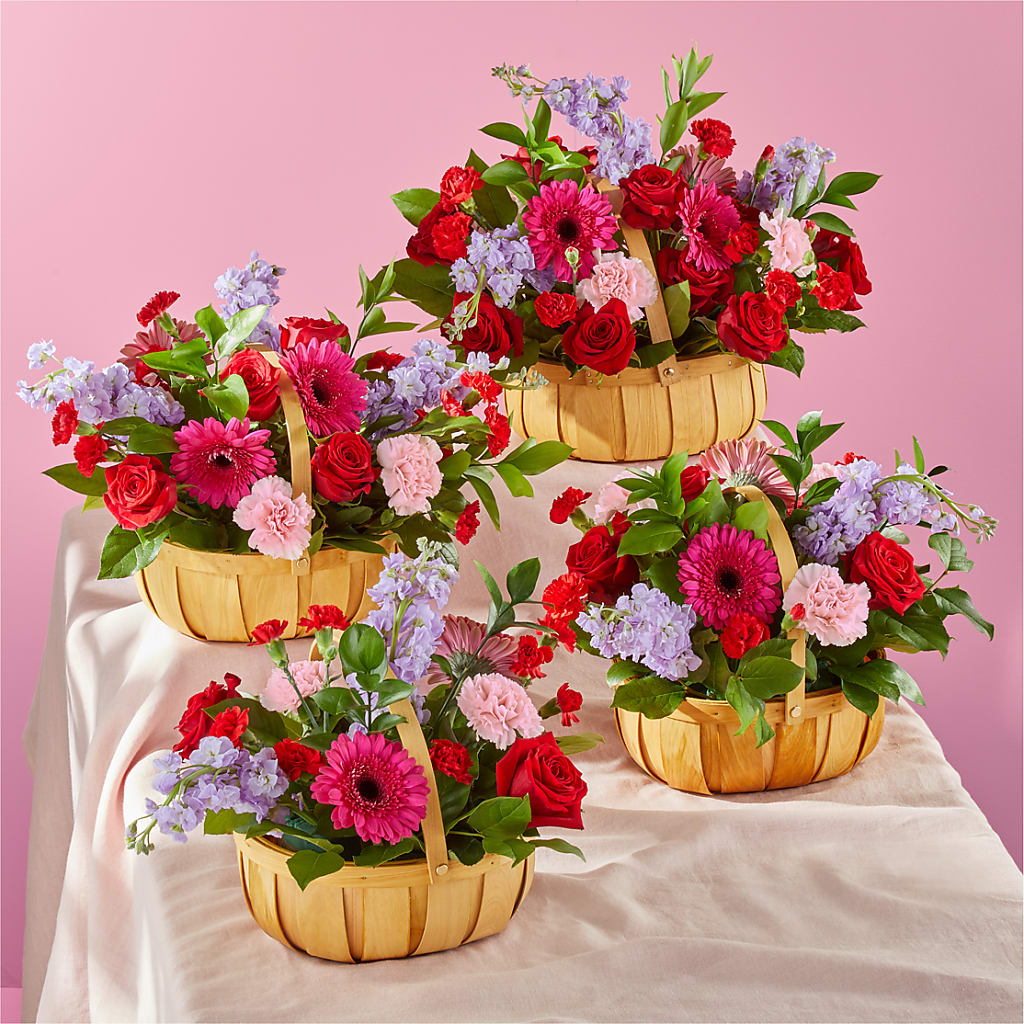 Pink Picnic Basket –  Wildflowers, Louisville KY