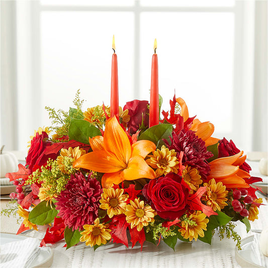Autumn's Embrace Centerpiece –  Wildflowers, Louisville KY