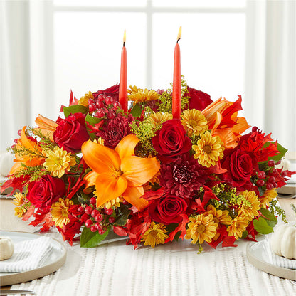 Autumn's Embrace Centerpiece –  Wildflowers, Louisville KY