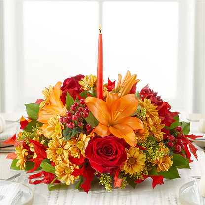Autumn's Embrace Centerpiece –  Wildflowers, Louisville KY