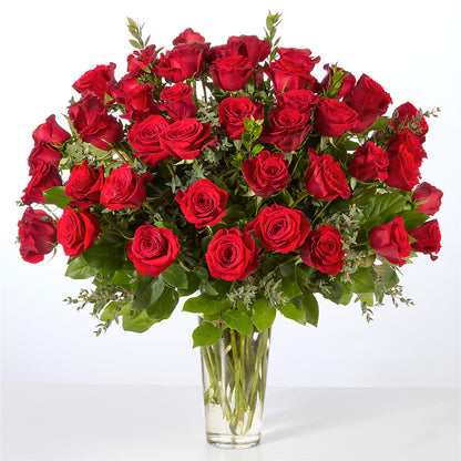 Forever Yours Fifty Stem Red Rose Bouquet –  Wildflowers, Louisville KY